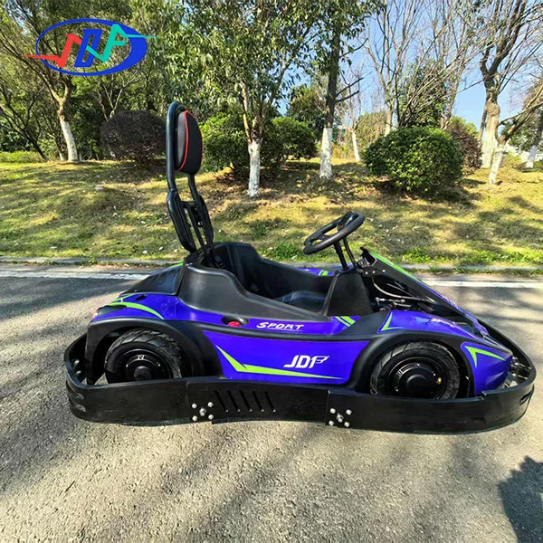 Gokart z regulowanym hamulcem i przepustnicą